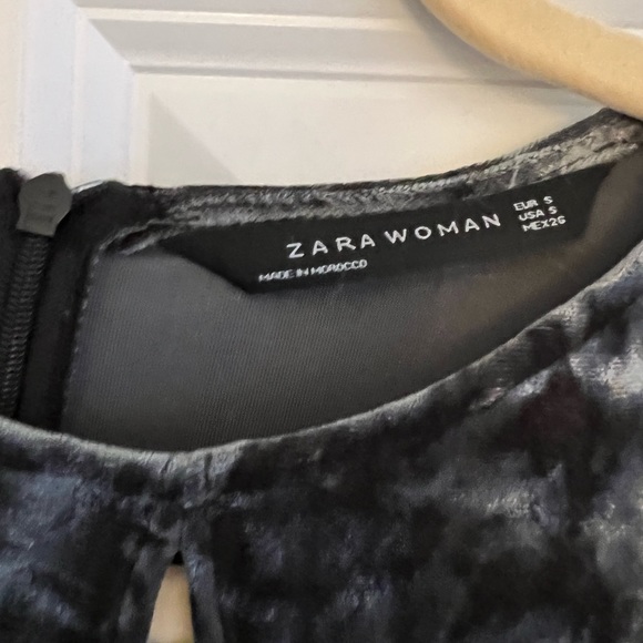 Zara Velvet Mini Dress - Picture 4 of 4